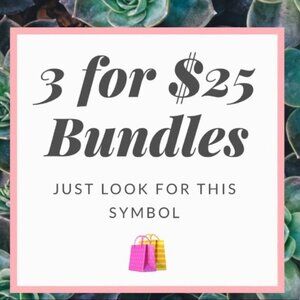 All items marked 💎 are 3 for $25 🤗🔥